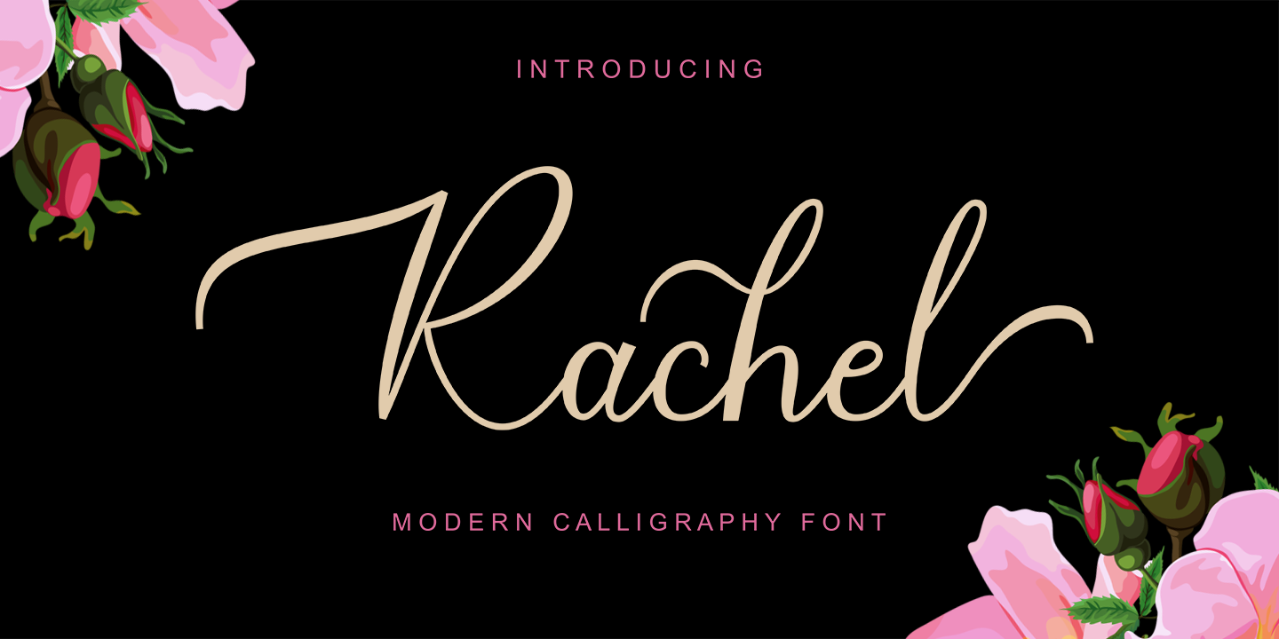 Пример шрифта Rachel #7